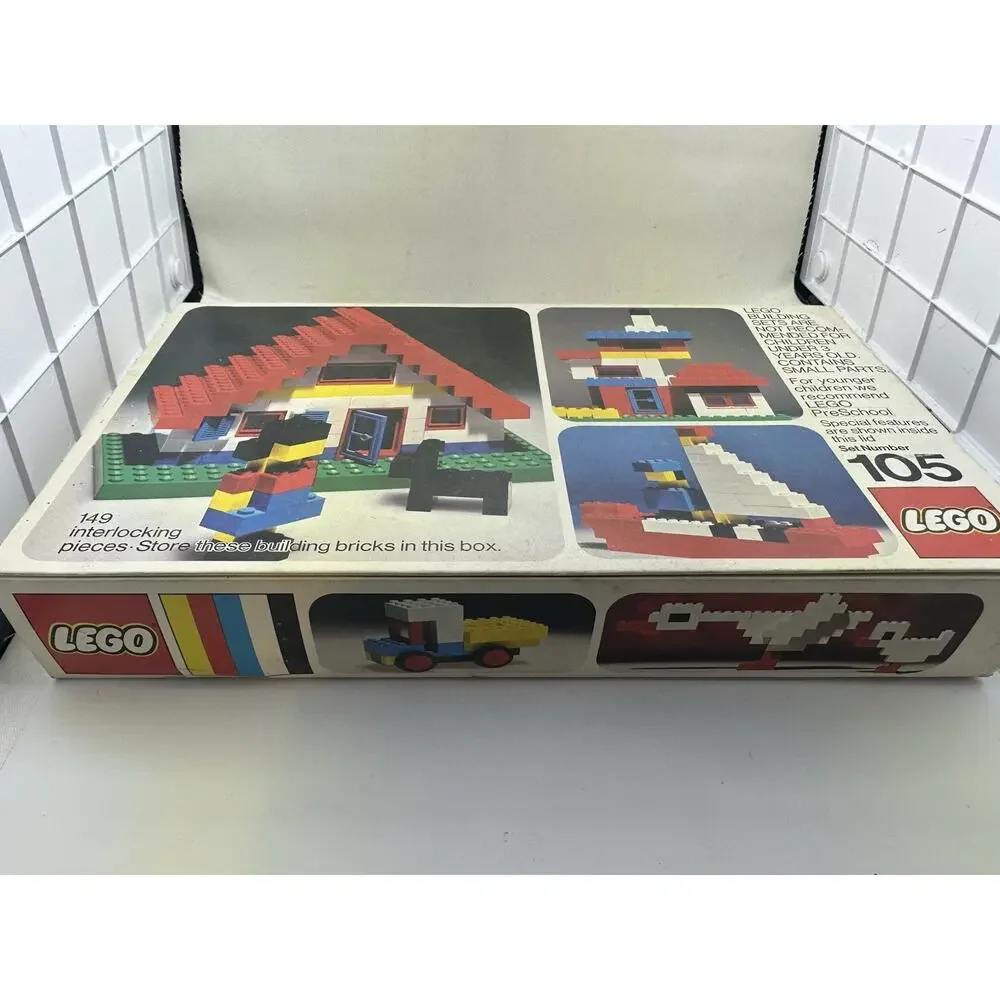 VINTAGE 1974 LEGO Set Number 105 Factory Sealed See description Fast Shipping